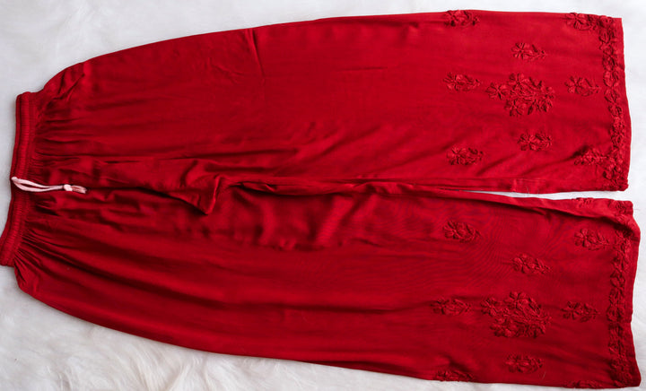 Azel Red 2 piece Rayon set