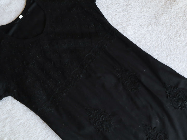Black Angarakha Kurta