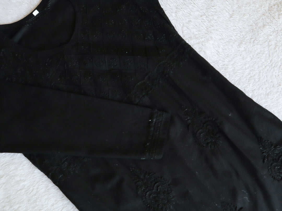 Black Angarakha Kurta