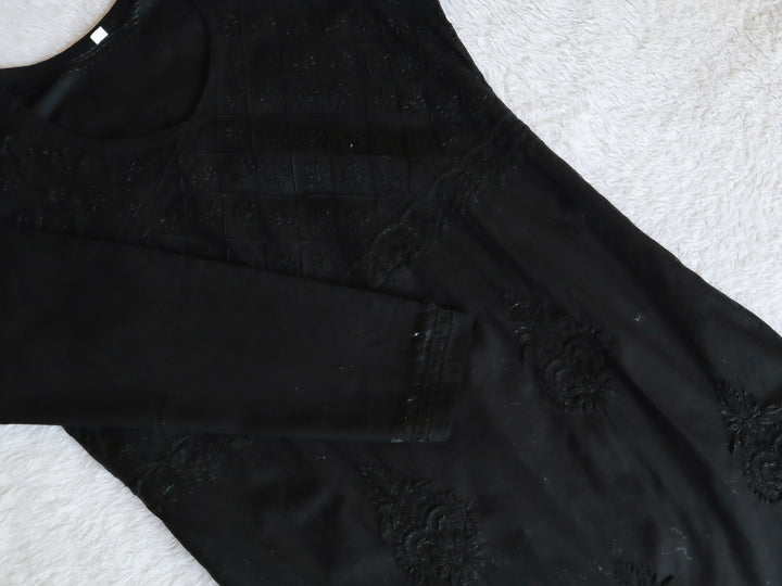 Black Angarakha Kurta