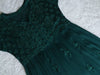 Hoor Emerald Green Pure Chiffon Dress
