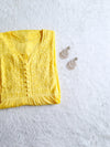 Hoor Yellow Pure Chiffon Dress