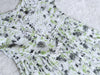 Inayah White &amp; Grey Floral Mulmul Fit and Flare Long Dress