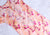 Peach Rose Floral Long MulMul kurta