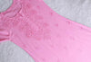 Nazakat Baby Pink Pure Cotton A-line Dress