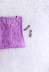 Nazakat Lavender Pure Cotton A-line Dress