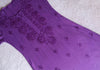 Nazakat Purple Pure Cotton A-line Dress