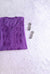 Nazakat Purple Pure Cotton A-line Dress