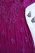 Hoor Deep Purple Pure Chiffon Kurta