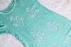 Mint Green &amp; White Rayon Long Kurta