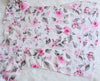 Gul White &amp; Pink Rose Short Mulmul Kurta