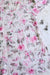 Gul White & Pink Rose Short Mulmul Kurta