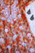 Gul Peach Kota Floral Long kurta