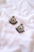 Black Pearl Oxidised Kundan earrings